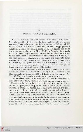 I. Scritti storici e periegesi