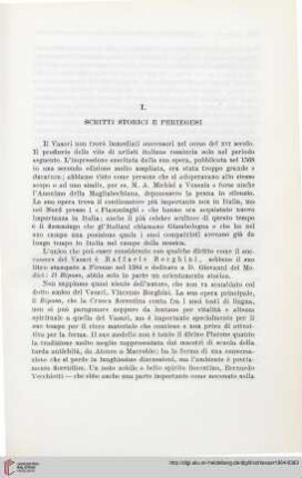 I. Scritti storici e periegesi