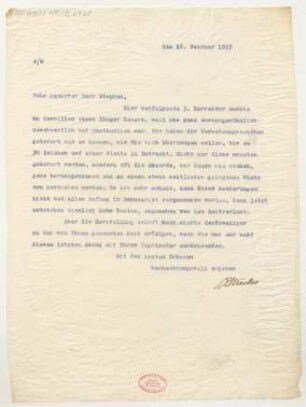 Brief an Rudi Stephan : 16.01.1915