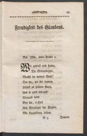 Freudigkeit des Glaubens