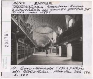 Mafra: Klosterbibliothek, Inneres