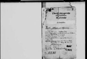Levi, Albert; Landgerichtsdirektor; geb. 30.7.1883 in Offenburg; gest. 25.3.1961 in Offenburg