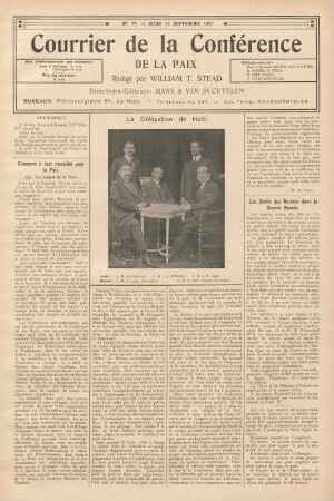 No. 77. Jeudi 12 Septembre 1907