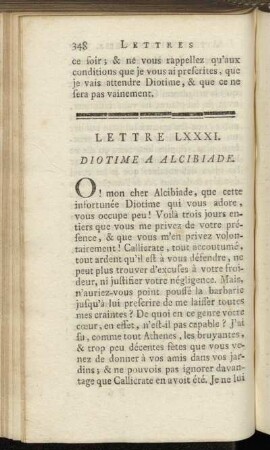 Lettre LXXXI. - Lettre LXXXVII.