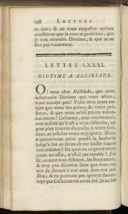 Lettre LXXXI. - Lettre LXXXVII.