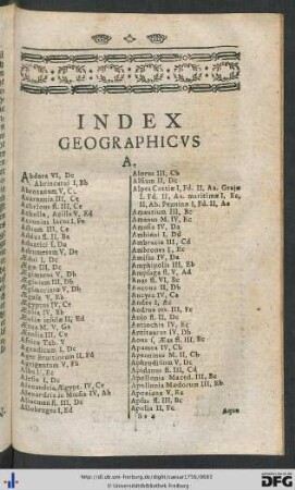 Index Geographicus.