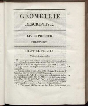 Livre I. Préliminaires.
