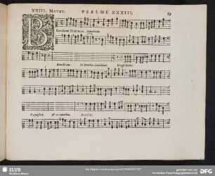 XXIII. Benedicam Dominum in omni tempore