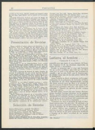 Presentación de revistas