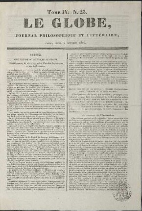 1826, 23: Heft