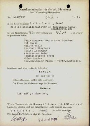 Schuler, Josef