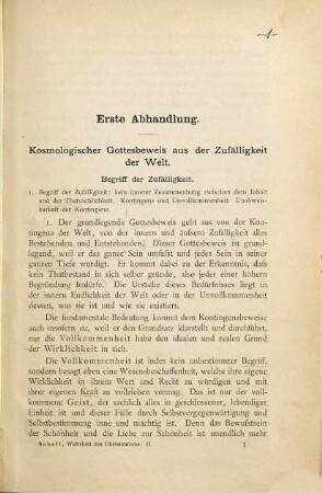 Die göttliche Wahrheit des Christentums : in vier Büchern, Buch 1, Gott und Geist ; Teil 2. Beweisführung
