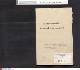 Publikation des königlichen Patents vom 14. November 1805 anlässlich der Befreiuung der hannoverschen Lande von der französischen Okkupation
