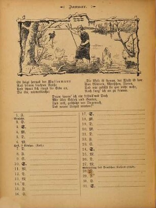 Deutscher Kinder-Kalender auf das Jahr ... : Eine Festgabe f. Knaben u. Mädchen jeden Alters. [Sp. m. d. Tit.:] Auerbach's deutscher Kinder-Kalender, 10