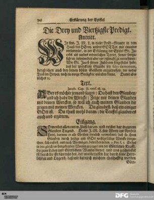 Die Drey und Viertzigste Predigt.