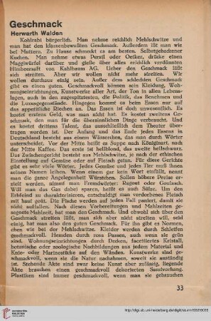 Geschmack