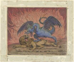 Drache und Löwe