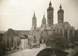 Naumburg, Dom St. Peter und Paul : Naumburg. Dom St. Peter und Paul. Außenansicht