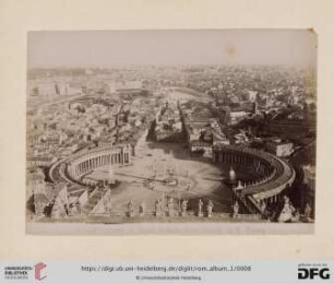 Panorma di Roma veduto dalla cupola di S Pietro