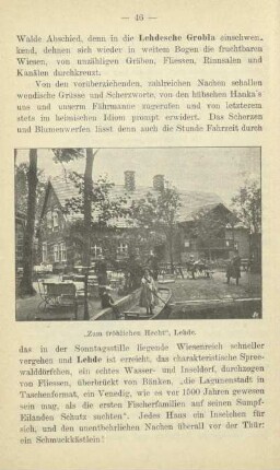 "Zum fröhlichen Hecht", Lehde
