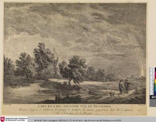 L'ARC-EN-CIEL. SECONDE VÜE DE FLANDRES. [Der Regenbogen. Zweite Ansicht von Flandern]