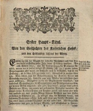 Frankfurter Meß-Relation, das ist: halbjährliche Erzehlungen der neuesten Staats - und Welt-Geschichten. 1797/98. Herbst- bis Ostermesse