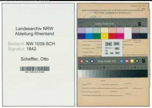 Entnazifizierung Otto Scheffler , geb. 02.06.1914 ()