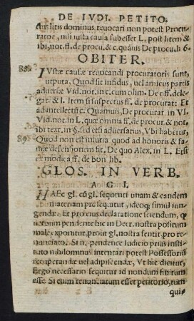 Glos. In Verb. Agi.