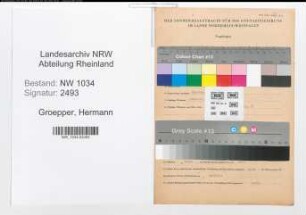 Entnazifizierung Hermann Groepper , geb. 00.00.0000 (Hauptmann)