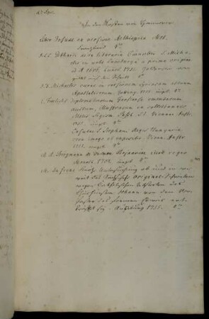 [Reskript vom 7.4.1755, nicht überliefert]