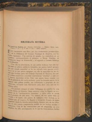 Bibliografía histórica