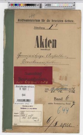 Gemeinnützige Anstalten; Krankenanstalten: Bd. 6