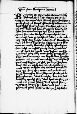 Legenden von Eichstätter Heiligen: Bonifatius