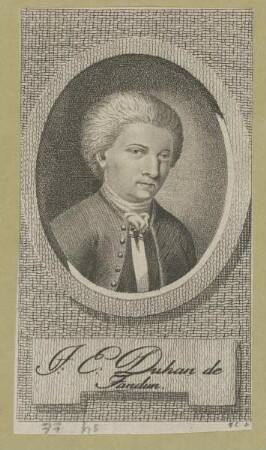 Bildnis des Charles Gilles Duhan de Jandun