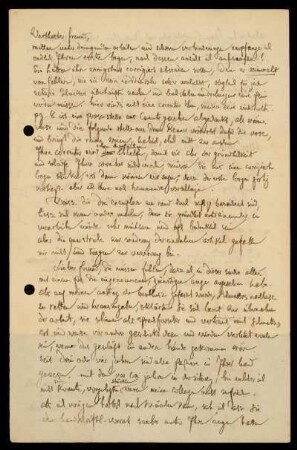 Brief von Jacob Grimm an Konrad Hofmann