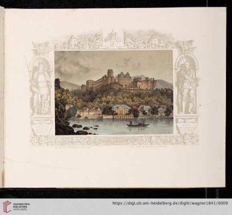 Nordoestliche Ansicht des Schlosses Heidelberg
