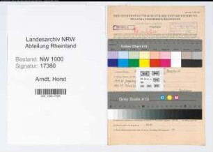 Entnazifizierung Horst Arndt, geb. 20.07.1914 (Polizeibeamter)
