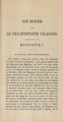 Hoofdstuk I. Manilla en omstreken