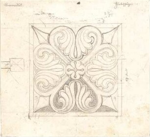Gärtner, Friedrich von; München; Universität - Türbeschläge (Detail)