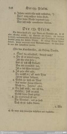 Der 139. Psalm