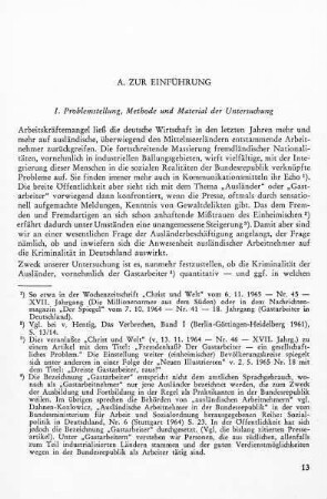 I. Problemstellung