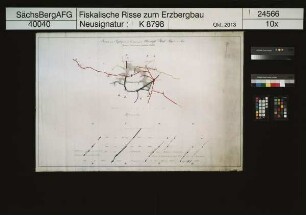 Unverhofft Glück an der Achte bei Bermsgrün, Erzablagerung