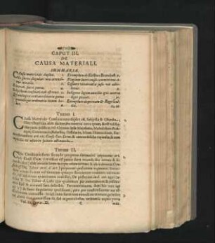Caput III. De Causa Materiali.