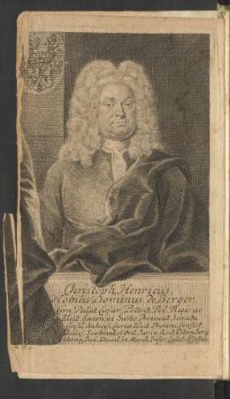 Christoph Henricus Nobilis Dominus de Berger