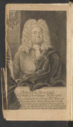 Christoph Henricus Nobilis Dominus de Berger