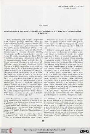 19: Problematyka siedemnastowiecznej monstrancji z kościoła Dominikanów w Lublinie