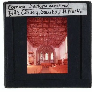 Zillis-Reischen, Kirche St. Martin : Innenansicht