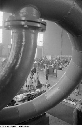 Energietechnische Exponate der Leipziger Herbstmesse 1954