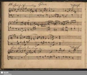 Wolff, Christian Michael: Herr Christ der ein'ge...; G dur.