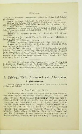 6. Thüringer Wald, Frankenwald und Fichtelgebirge
